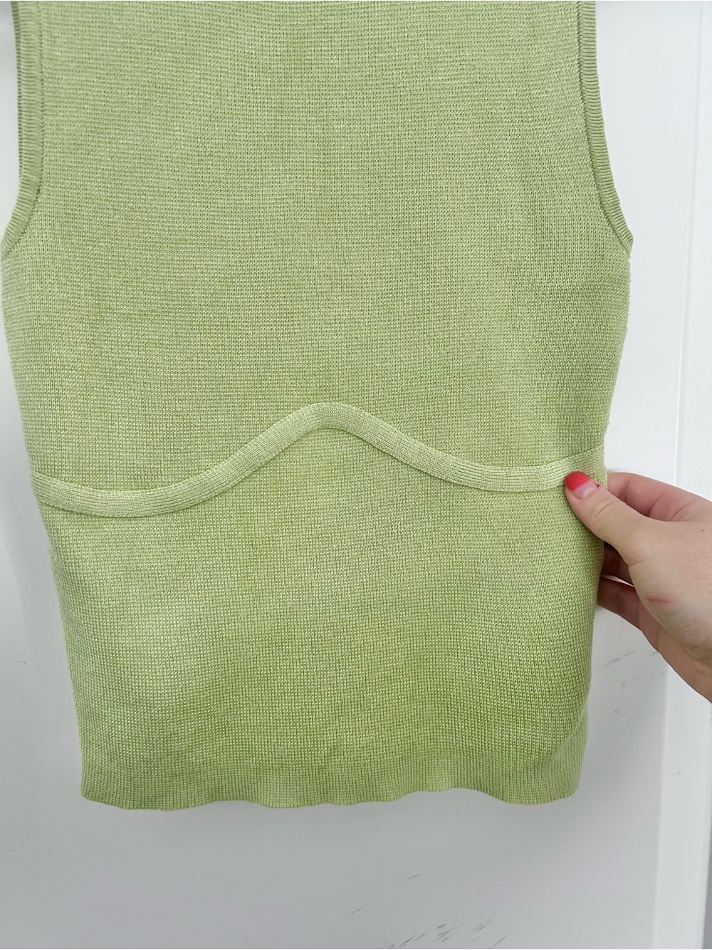 Abercrombie Light Green Knit Shell Tank - Picture 4 of 4